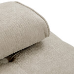 Trojmístná rozkládací pohovka, béžová, látka, ASB-C3034 CRM2