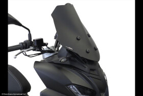 Aprilia SR GT 125 22-26, SR GT Sport 25 22-26 Skútr plexi Powerbronze 430 mm - matná stealth šedá