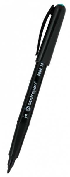 Popisovač Centropen 4606 na CD, DVD, BD disky, 1mm - zelený