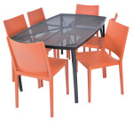 ROJA Křeslo MOSK - cihlová