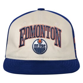 Outerstuff Dětská kšiltovka Edmonton Oilers NHL Flatbrim Arch Deadstock Snapback