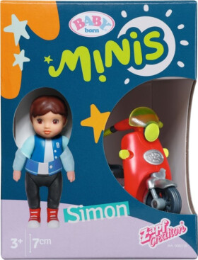BABY born Minis Sada se skútrem a panenkou