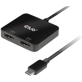 CLUB3D CSV-1556 video hub MST dual monitor USB-C na HDMI černá / 4K 60Hz (CSV-1556)