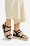 Espadrilky Jenny LB-P1092-YLD Syntetický materiál