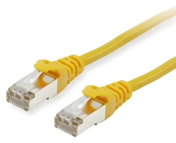 Equip Cat6A S/FTP žlutá / Patch kabel / 2x RJ-45 / 25 m / 10 Gbit/s / PoE+ (606313)