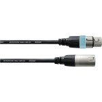 Cordial CCM7,5FM XLR propojovací kabel [1x XLR zásuvka - 1x XLR zástrčka] 7.50 m černá