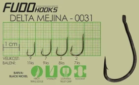 Fudo Hooks Delta Mejina / Háček / velikost 9 / 11 ks