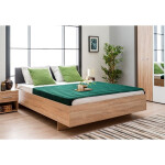 Dřevěná postel Karla 160x200, dub, bez matrace