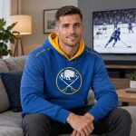 Fanatics Pánská mikina Buffalo Sabres NHL Goaltender Hoodie Velikost: M
