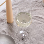 Bella Rose Sklenice na víno Srdíčko, čirá barva, sklo, 350 ml