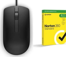 Dell MS116 / Myš / + Norton 360 Standard 1 zařízení / 12 měsíců (M-9117418)