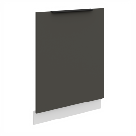 Dvířka na vestavnou myčku nádobí Aria ZM 713x596 Barva korpusu: Bílá, Barva dvířek: GR - Graphite AFM