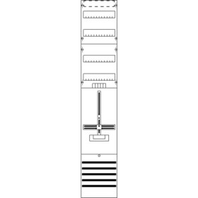 Striebel & John 2CPX054154R9999 DF19C1V pole counter vestavné Počet modulů (šířka) = 12 Počet řádků = 2 Obsah 1 ks