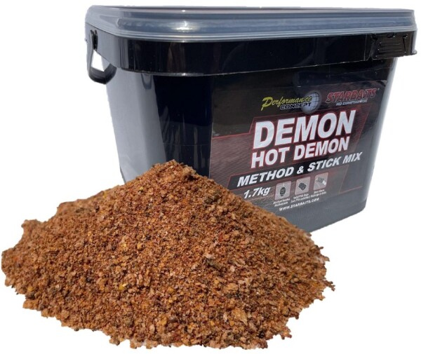 Starbaits Method & Stick Mix Hot Demon 1,7kg,Starbaits Method & Stick Mix Hot Demon 1,7kg