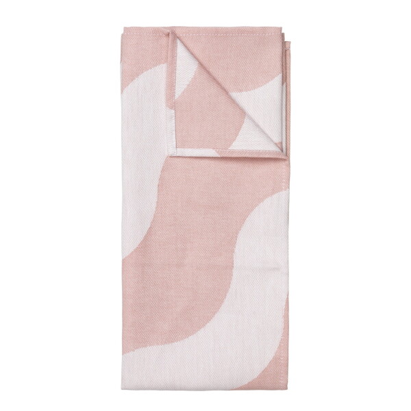 Broste Utěrka Tide Dusty Rose - set 2 ks, růžová barva, textil