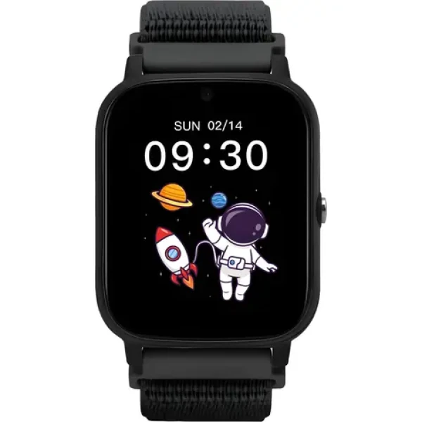 Garett Kids Tech 4G černá / Dětské hodinky / 1,69” / krokoměr SOS tlačítko / SIM / GPS / Wi-Fi / IP67 / Android iOS (TECH_4G_BLK_VEL)