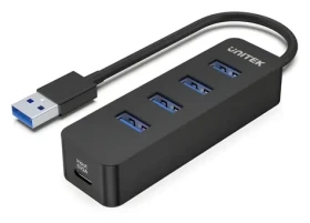 Unitek H1117A černá / Hub USB / 4x USB-A 3.0 / aktivní 10 W (H1117A)