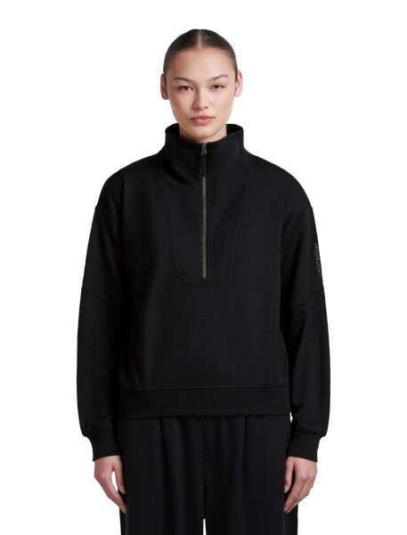 Dámská merino mikina ICEBREAKER Wmns Merino B 150 Drift Relaxed LS Half Zip, Black velikost: M