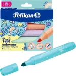 PELIKAN Fixy Colorella Pastel / 6 barev / kulatý hrot 1-3 mm / vymyvatelné (818063)