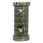 Strömshaga Kovový svícen Tiled Stove Green, zelená barva, kov