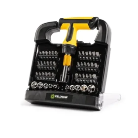 FIELDMANN FDS 1021-48R / T-šroubovák + bity 48 ks (50007433)
