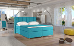 Boxspring Basilio Rozměr: 180 x 200 cm, látka: Riviera 36, Varianta: Bez LED osvětlení