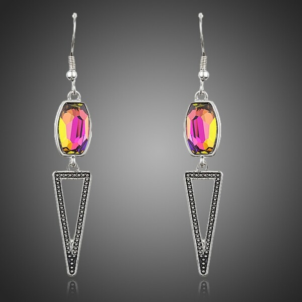 Vintage náušnice Swarovski Elements Carabella, Barevná/více barev