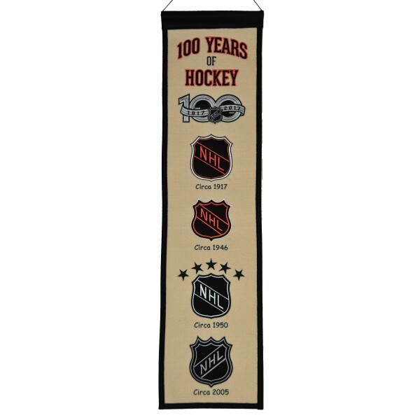 Mustang Vlajka NHL 100 Years of Hockey Evolution