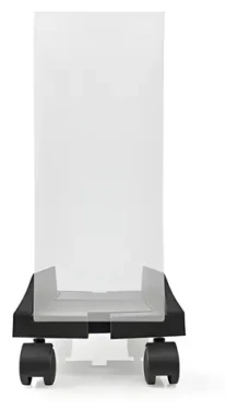 Nedis CSTD101BK černá / Stojan pro PC skříň / Nastavitelná šířka 14,5-24,2 cm / Max. 20 kg / Plast, kov (CSTD101BK)