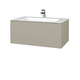 Dřevojas - Koupelnová skříňka VARIANTE SZZ 80 pro umyvadlo Finion - M05 Béžová mat / M05 Béžová mat 268176