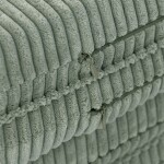 PLUSH NEST PLUSH NEST Plyšová hrací podložka ve tvaru květu 115 × 115 × 5 cm prémiový manšestr, zelená