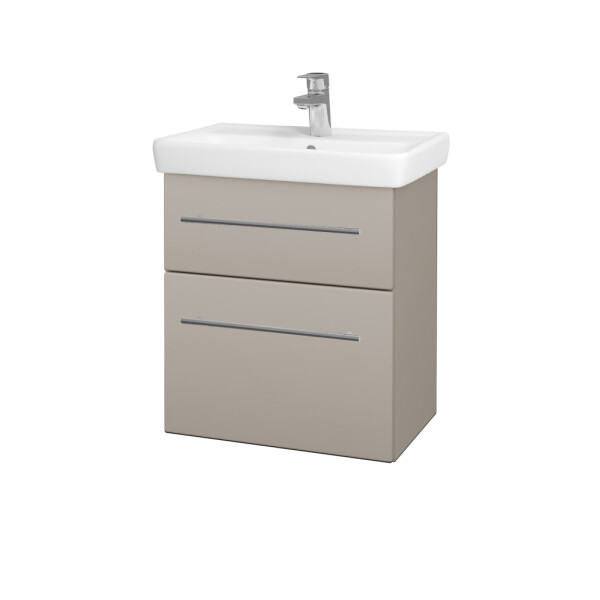 Dřevojas - Umyvadlová skříňka GO SZZ2 55 - N07 Stone / Úchytka T02 / N07 Stone 204785B