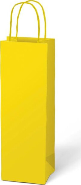 Taška dárková T12 kraft 120x360x90 žlutá