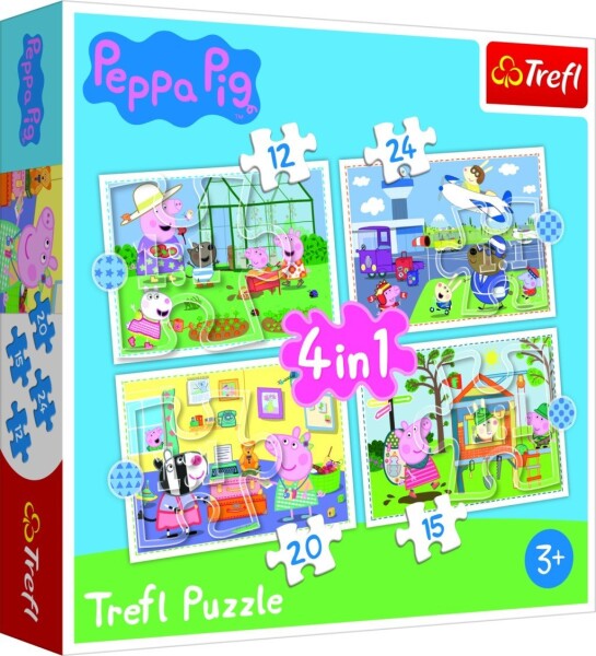 Puzzle Peppa na prázdniny