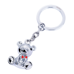 Troika klíčenka - medvídek (kovová, mix barev)