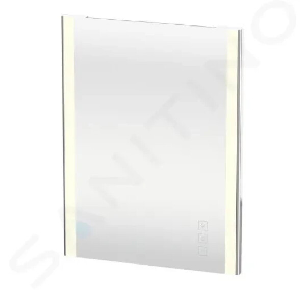 DURAVIT - XSquare Zrcadlo 800x600 mm, s LED osvětlením a vyhříváním XS701100000