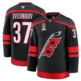 Fanatics Pánský dres Andrei Svechnikov Carolina Hurricanes NHL 2026 Stanley Cup Champions Home Premium Patch Velikost: 3XL