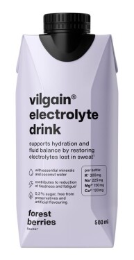 Vilgain Electrolyte Drink – bobule 500 ml