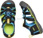 Dětské sandály Keen Seacamp II CNX YOUTH black/brilliant blue Velikost: