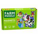 Mamido Magnetické puzzle farma 30 dílků