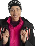 Merino čepice ICEBREAKER Merino Icebreaker Beanie, Black/Ecru Heather univerzální
