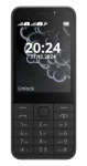 Nokia 230 Dual SIM 2024 černá / Tlačítkový telefon / 2,8" / Dual SIM / BT 5.0 / FM rádio (286952889)