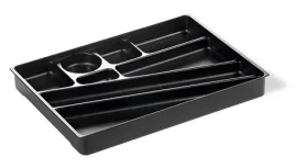 DURABLE Organizér Idealbox Plus / Organizér do zásuvky / 8 přihrádek / Antracitová / 240 x 36 x 340 mm (1712004058)