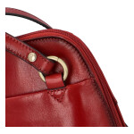 Luxusní dámský kožený kabelko batoh Katana Elize, červený