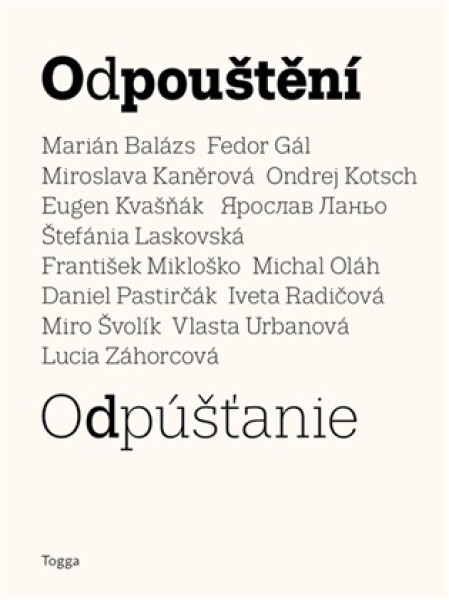 Odpouštění / Odpúšťanie - kolektiv autorů