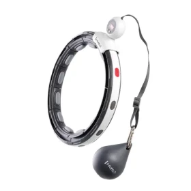 HMS HHM15 Masážní hula hoop se závažím. magnety a počítadlem černá (5907695558210)