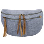 Trendy dámská textilní ledvinka Lena, modrá