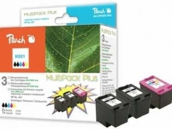 Peach alternativní cartridge 301 MultiPack Plus / DeskJet 1050, 2050 / MultiPack Plus (0F319210)