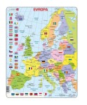 Puzzle Evropa politická mapa 48 dílků