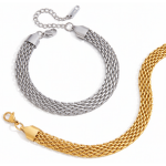 ELENYS Milano Mesh – náramek z prémiové oceli Délka náramku: 17,5 + 5 cm / max. 22,5 cm